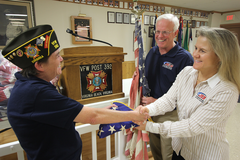 JES Flag Retirement