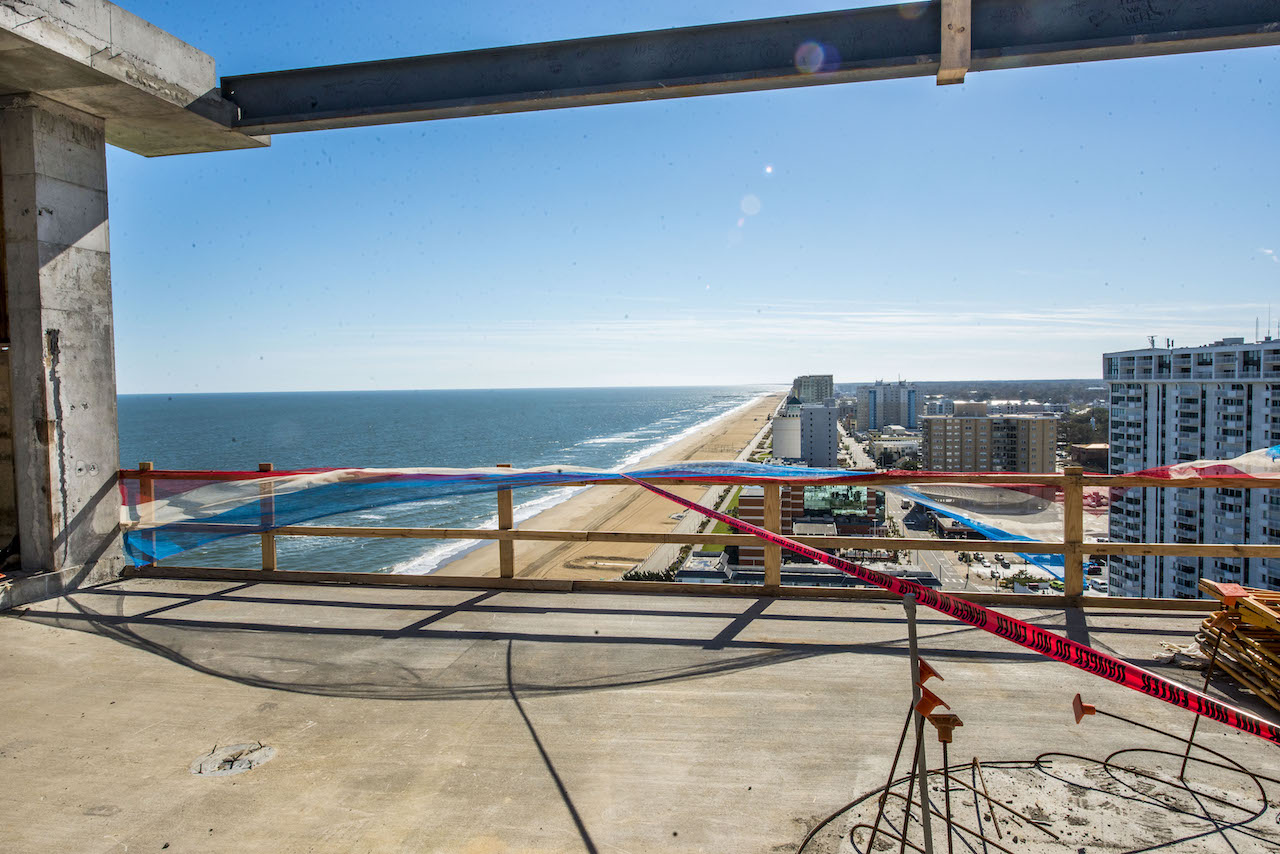 Marriott Cavalier Oceanfront Hotel, Virginia Beach, Topping off Ceremony