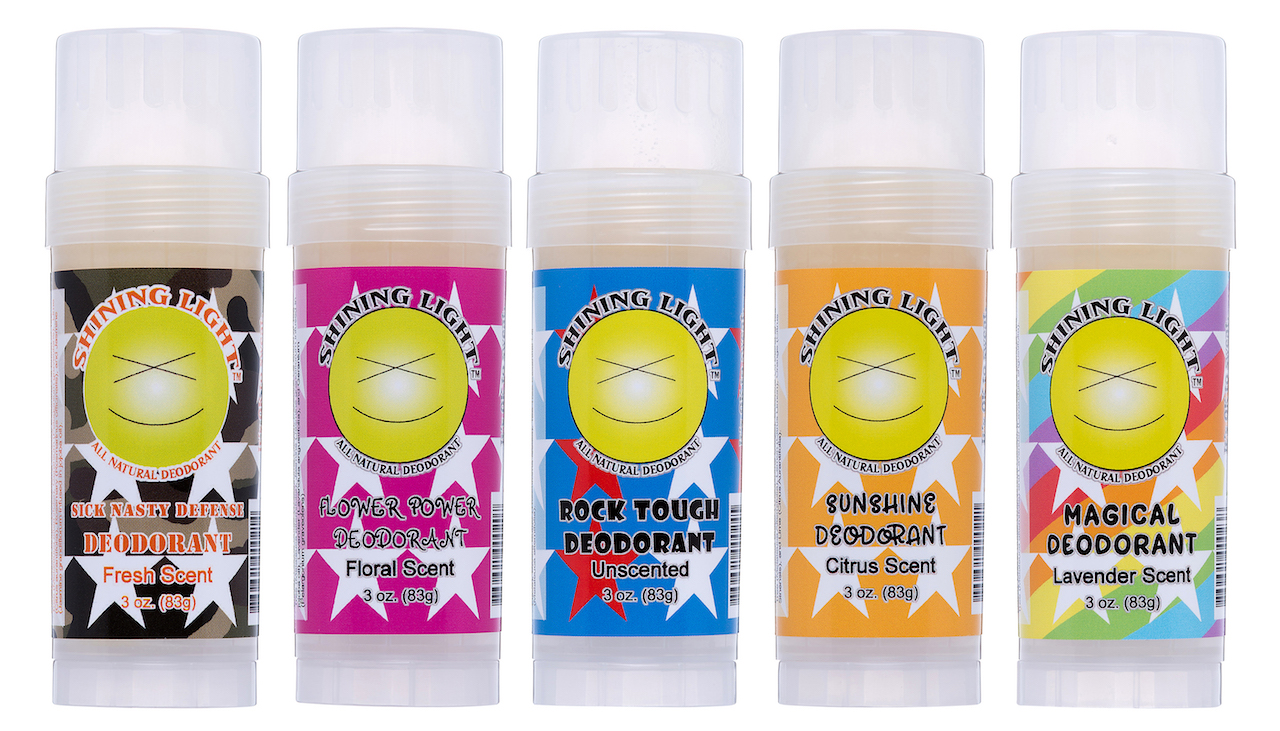 Shining Light All Natural Deodorant brand