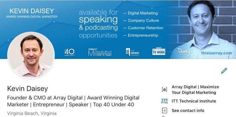 Kevin Daisey LinkedIn