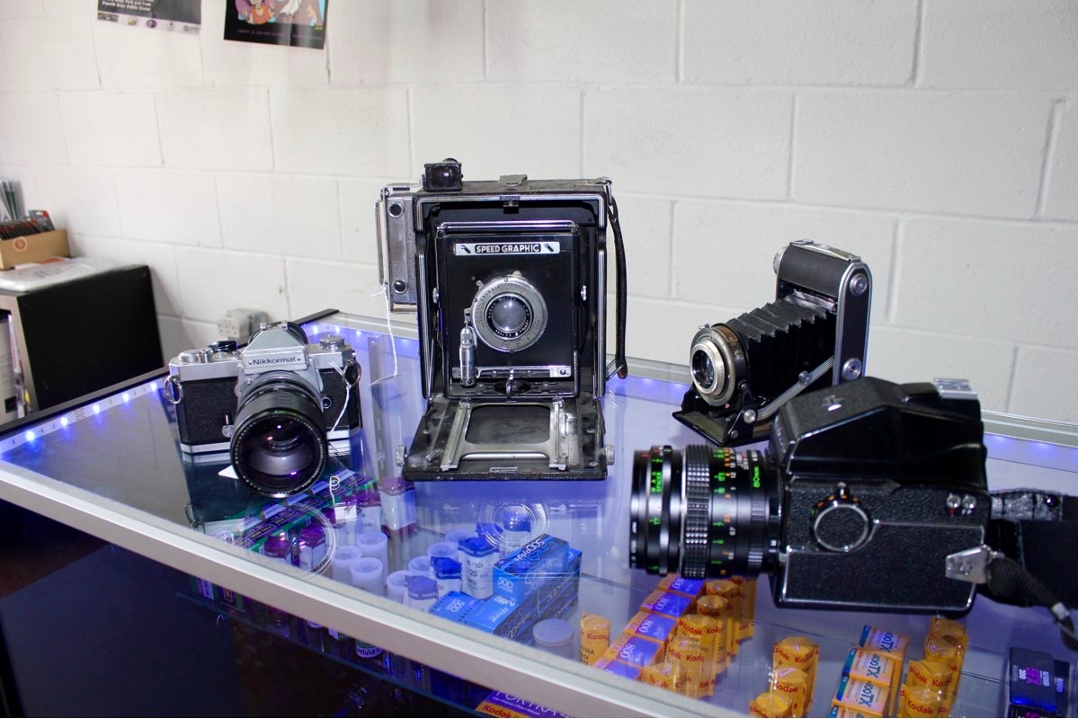 Analogue cameras at Analogue in Norfolk