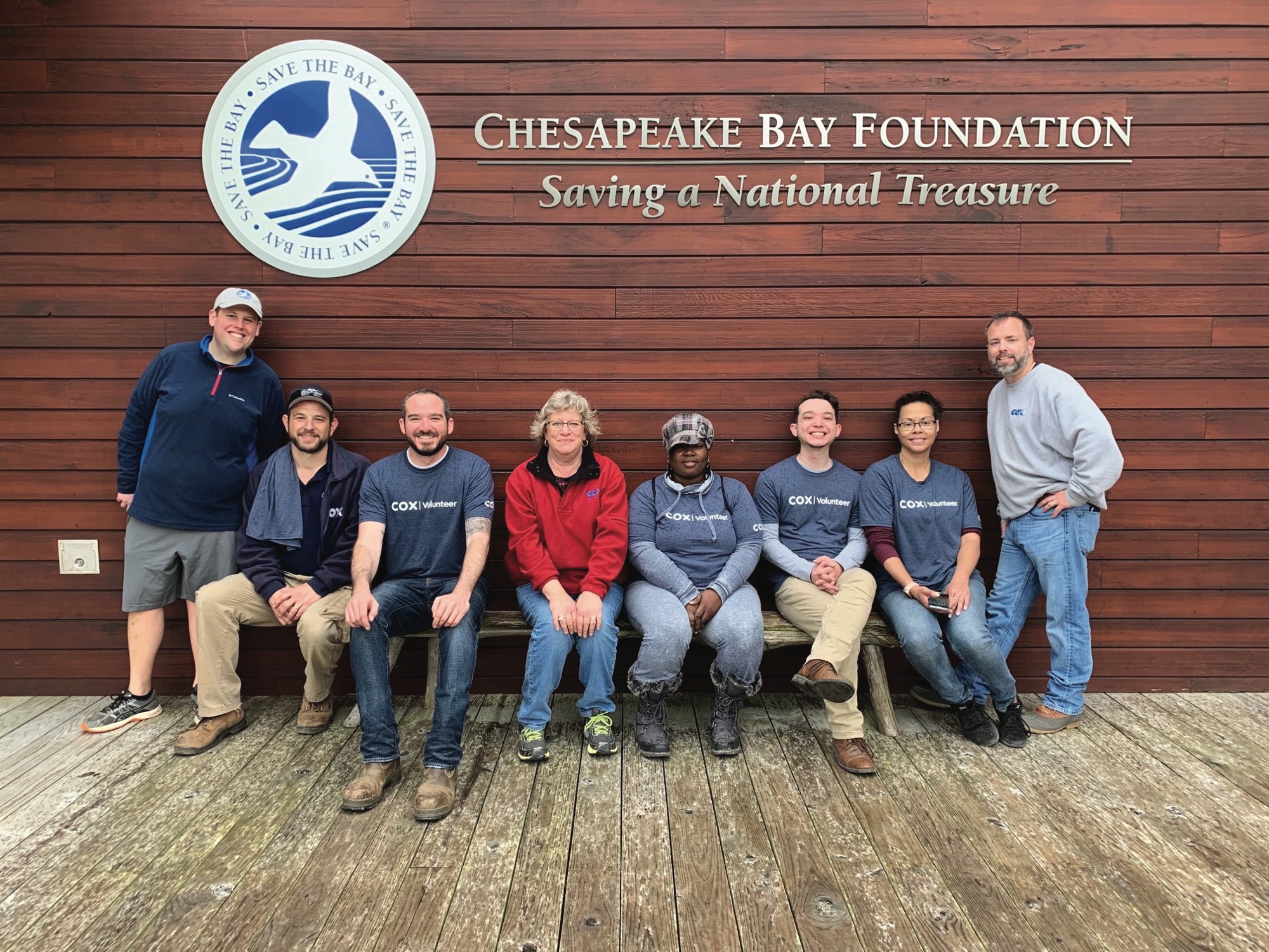Cox employees volunteering in the community