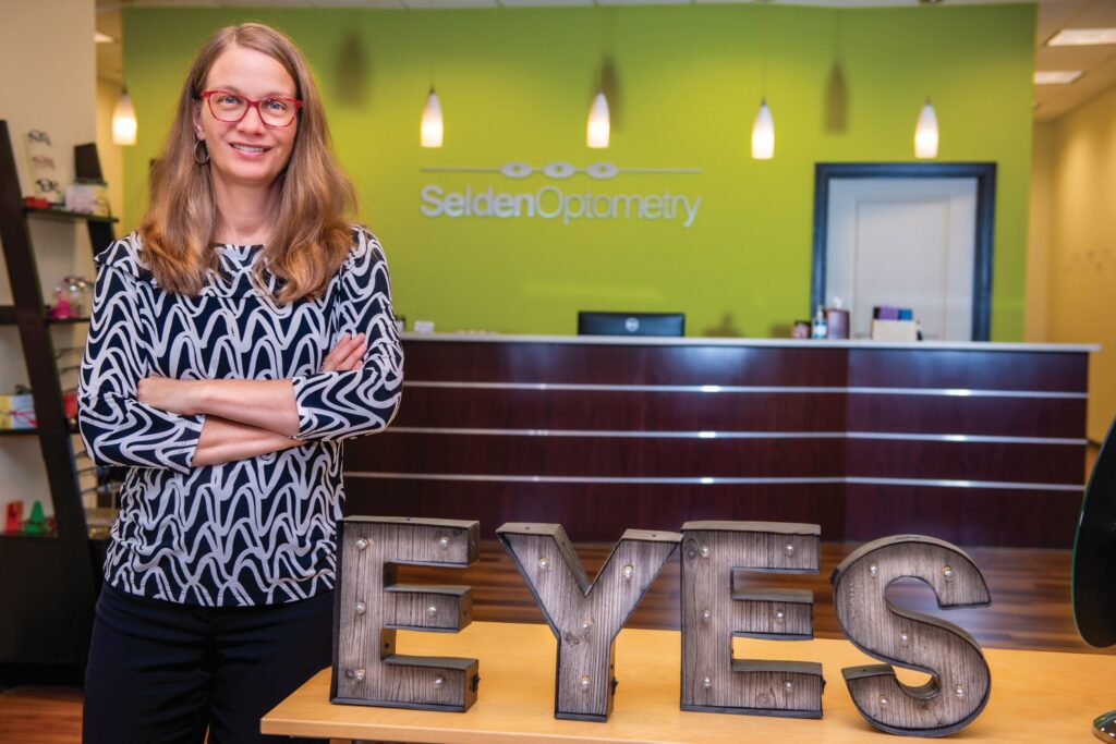 Photo of Dr. Diane Wallach of Selden Optical
