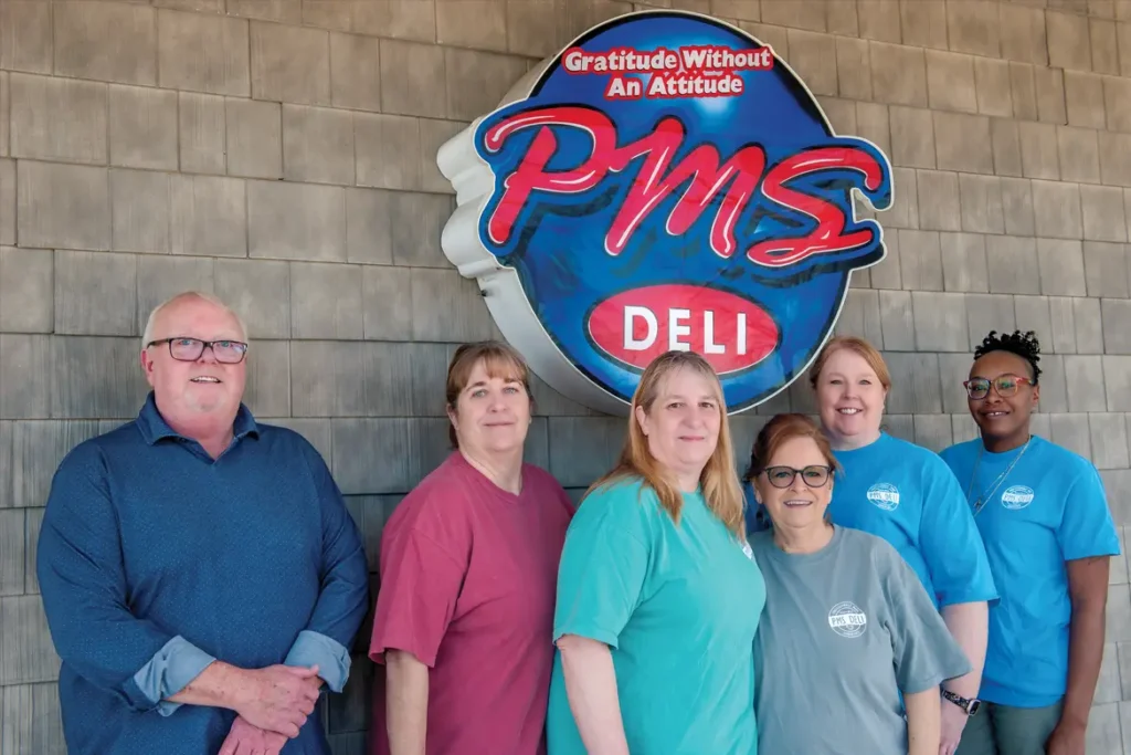 Pictured From Left: Barry Akers Anne Zimmerman Amy Matienzo Ginny Kwedar Kendra Knutson Shade Johnson