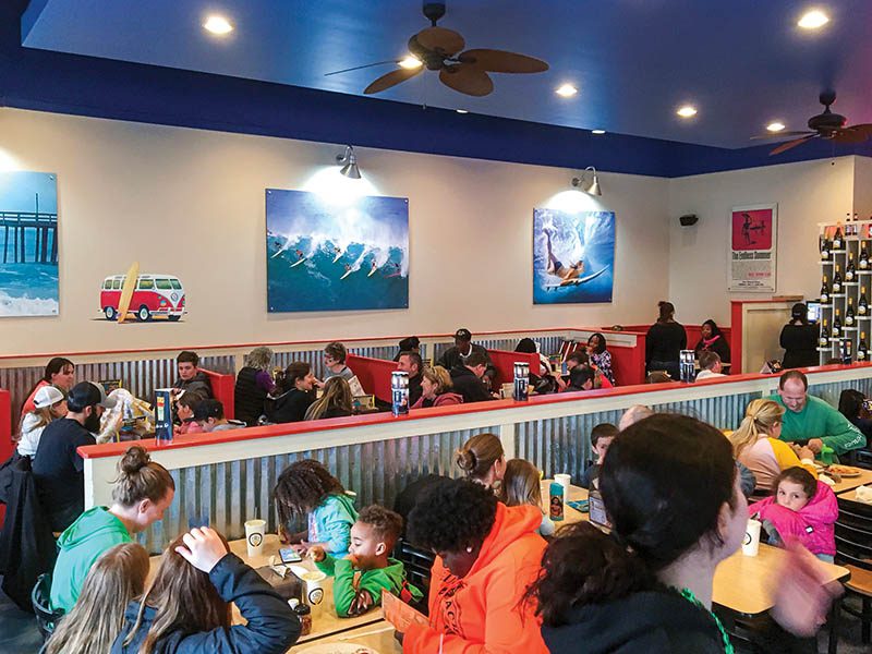 Doughboys PIzza interior