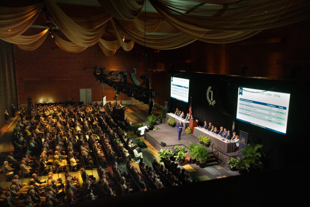 Capacity Crowd at Shareholder Meeting