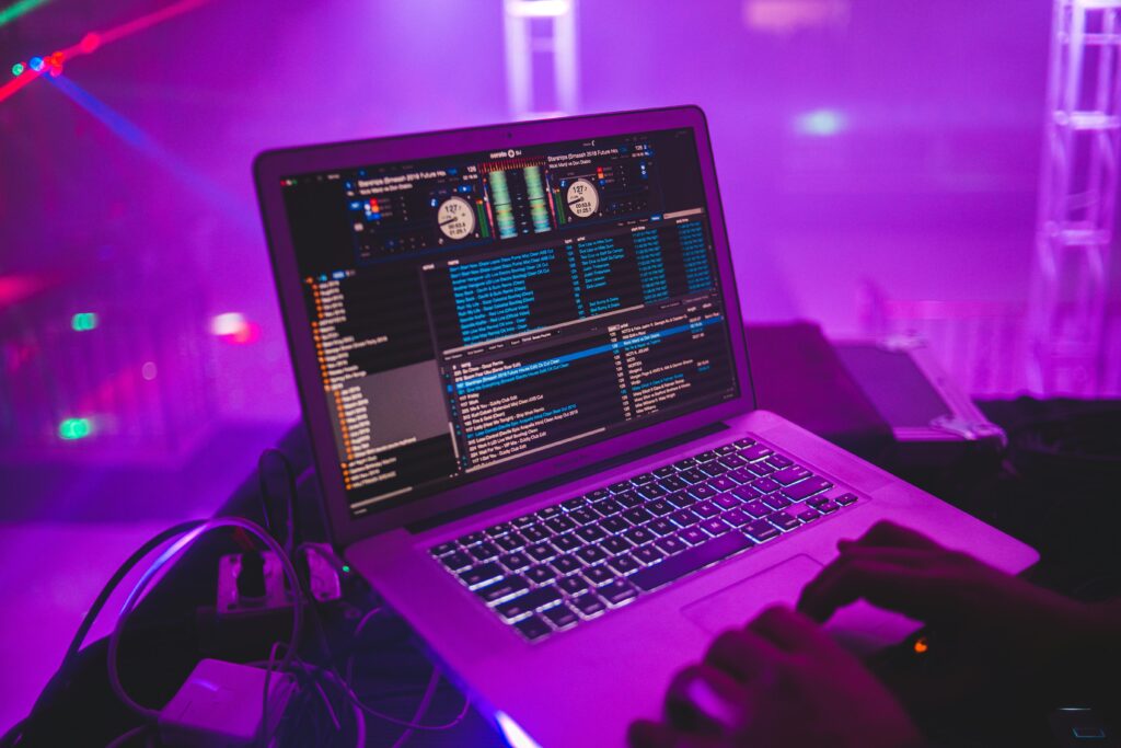Glowing Laptop