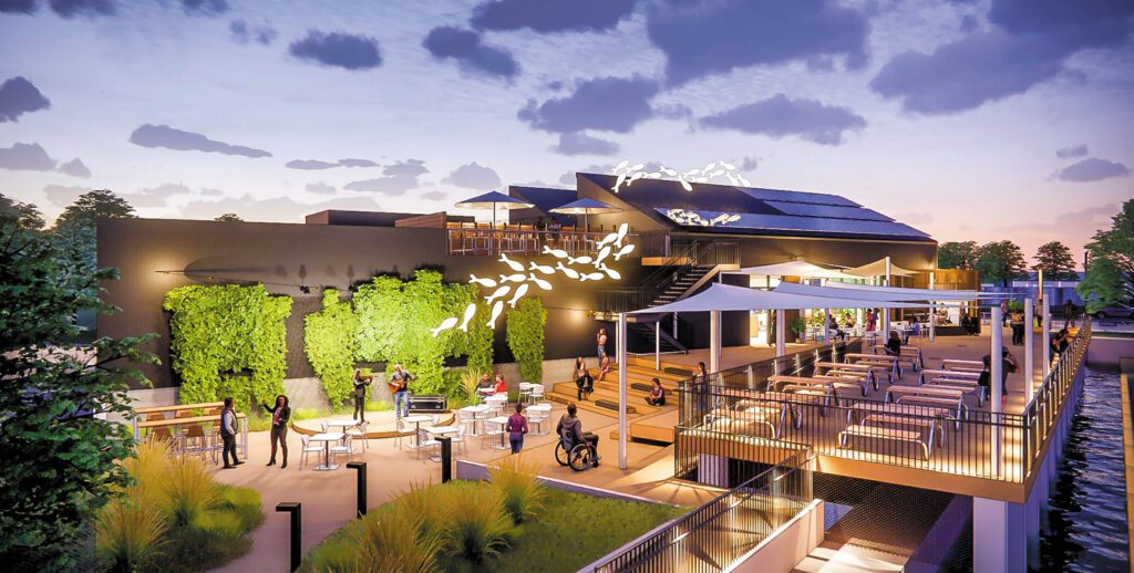 Rendering of Seafood Industrial Park Revitalization