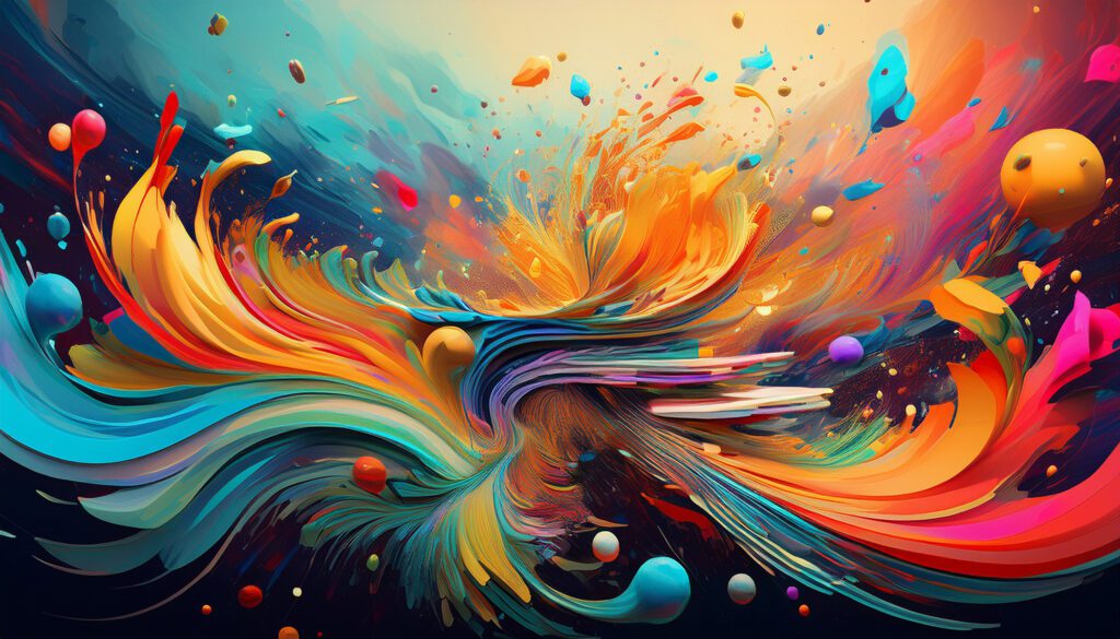 Colorful header